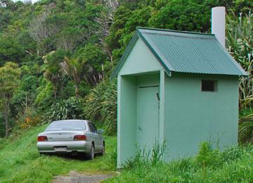 Public toilet next to the carpark