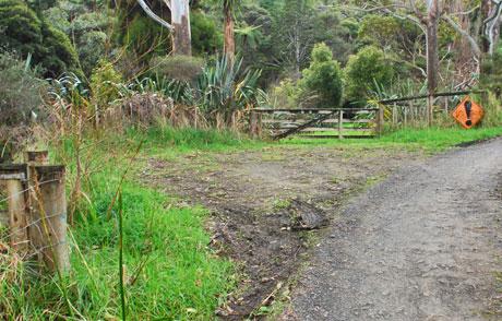 Parking area for self-contained motorhomes