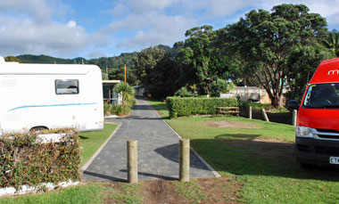 Our parking area closest to the beach