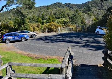 Parking area from the viewing platform