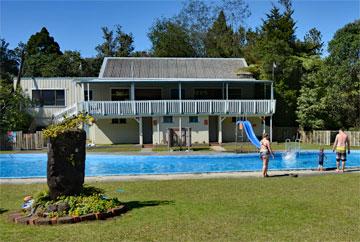 Outdoor thermal pool