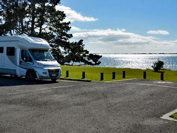 Beachfront parking