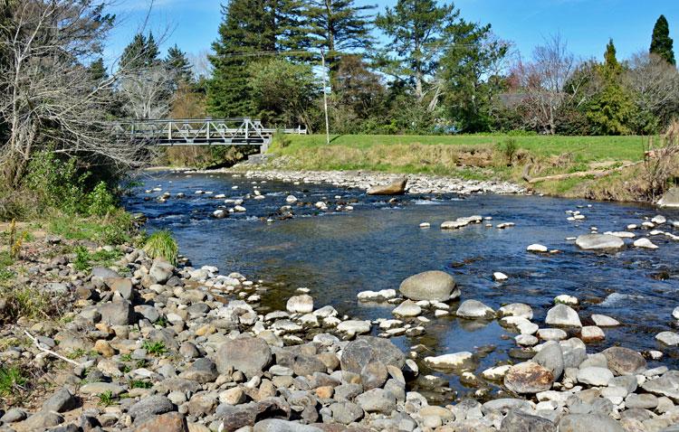 Rocky fresh water stream