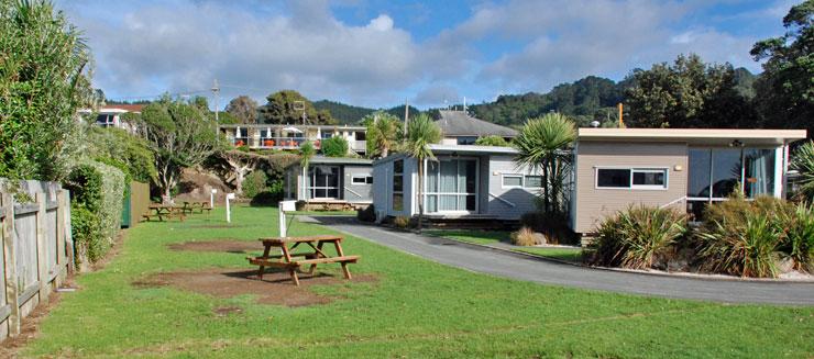 The other powered sites and cottages on the 'beach side' of the resort