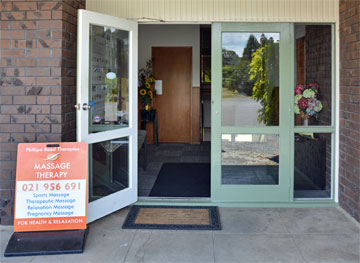 Entrance to the clubrooms