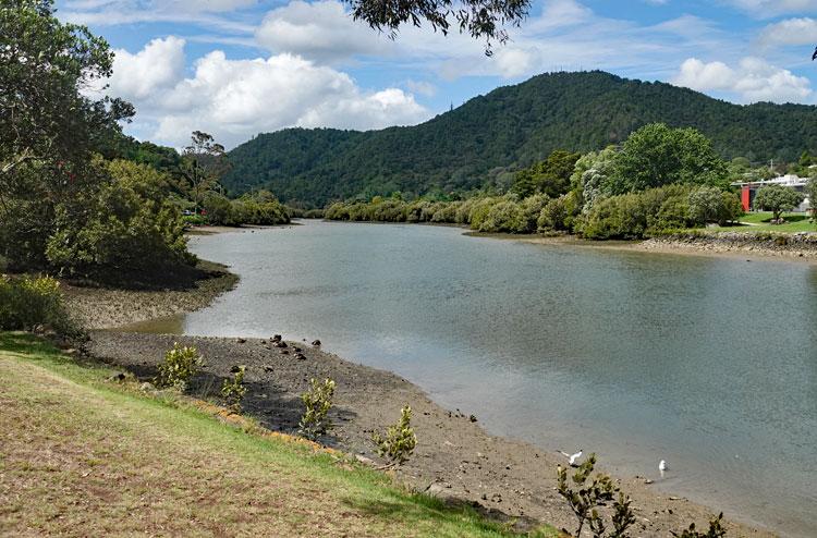 View along the Hatea river