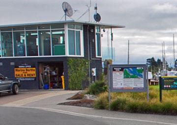 The Marsden Cove Marina office building