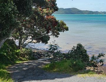 Boat ramp and access to the beach