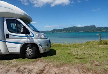 Parking overlooking the Whangarei Harbour