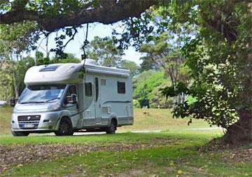 Parking on the reserve