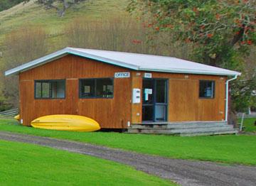 Whangaruru Beachfront Camp reception