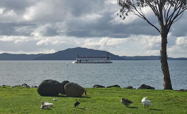 Paddle steamer