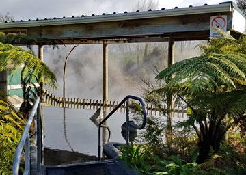 Entrance to one of the pools