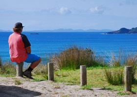 Taking some quiet time at Henderson Bay