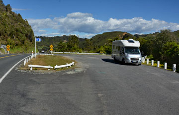 Rest area parking