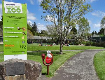 Entrance to the Brooklands Park Zoo