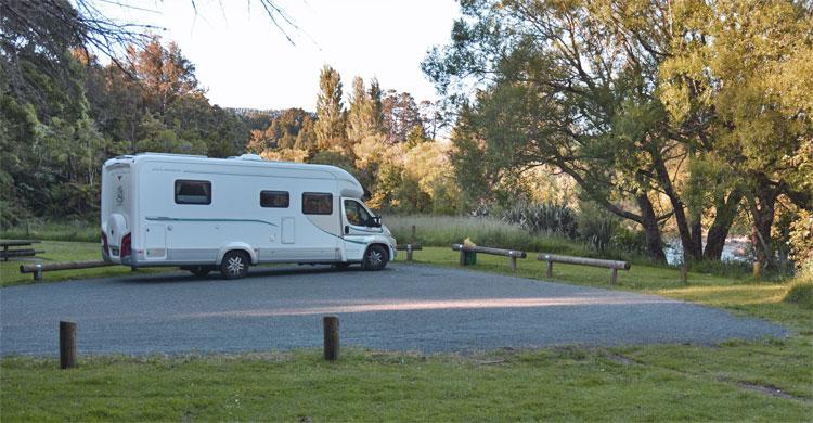 River-front parking