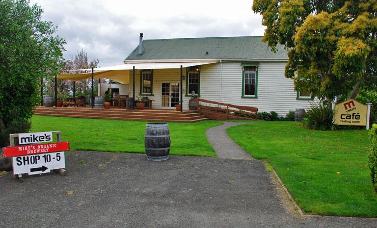 The Cafe and Beer tasting hall