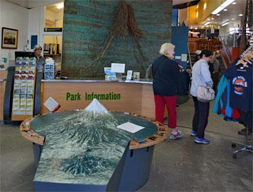 Reception in the Visitor Centre