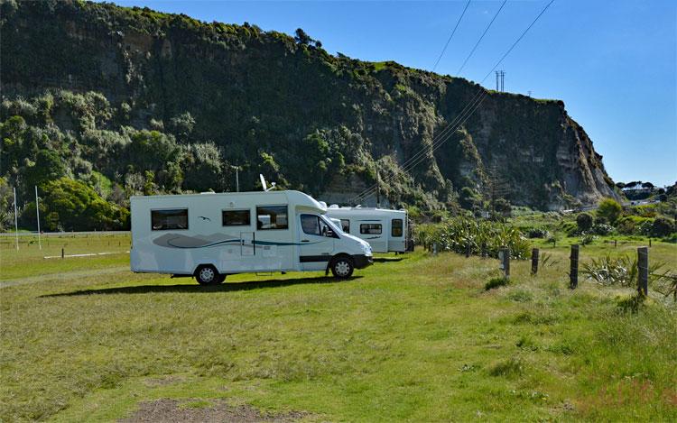 Campsite parking