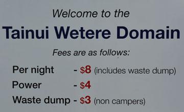 Campsite fees