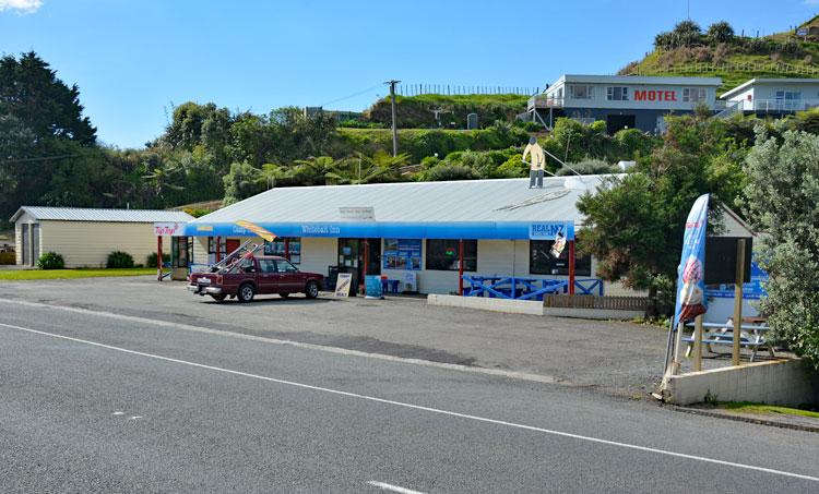 The Whitebait Inn and Campsite entrance