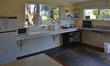 Campsite kitchen