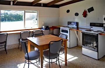 Campsite kitchen