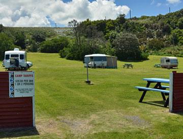 Entrance to the motor camp