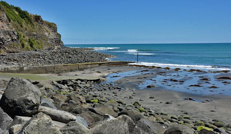 Boat ramp and the beach