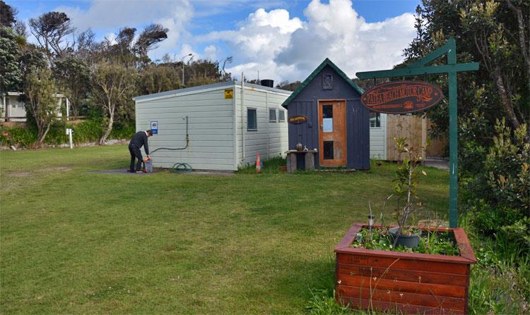 Entrance to the campsite