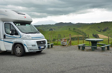 Parking on the Strathmore Saddle