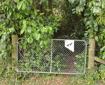 Entrance to the reserve