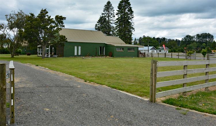 Parking area for motor caravanners