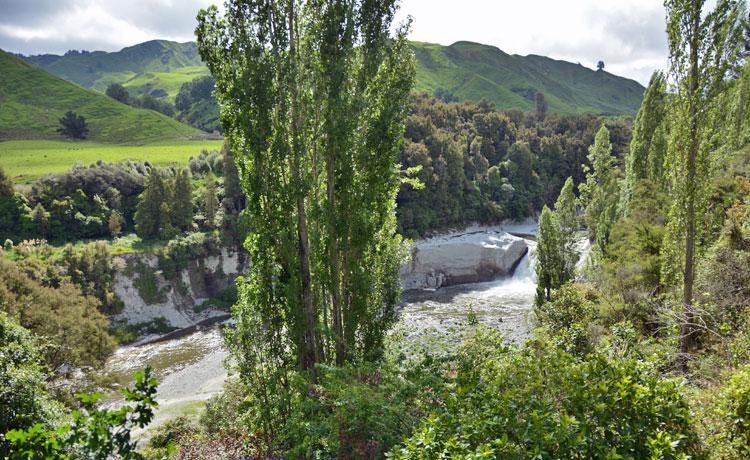 Overview of the Falls and the river