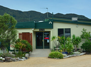 Entrance to the Old Schoolhouse Cafe