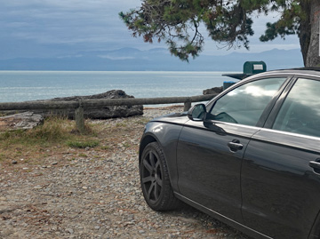 Beachfront parking