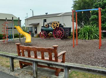 Children's playground across the road