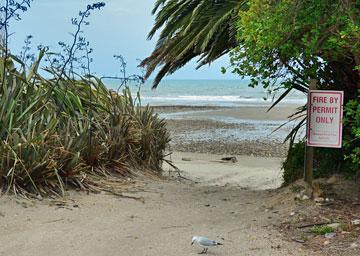 Entrance to the beach