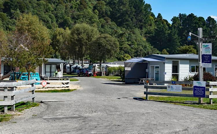 Entrance to the campsite