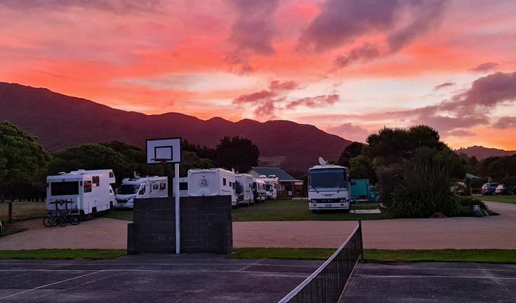 Sunset in Pakawau