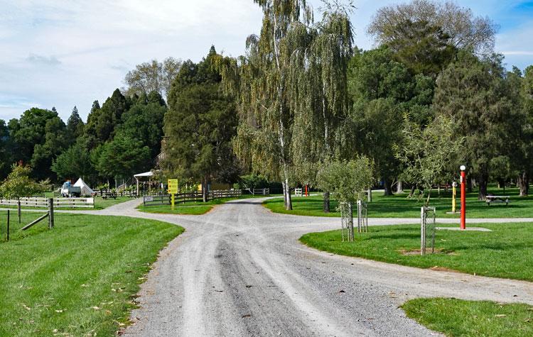 Entrance to the campsite