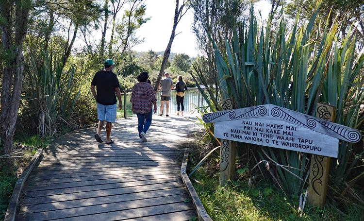 Entrance to the springs