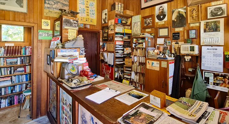 Inside the old post office