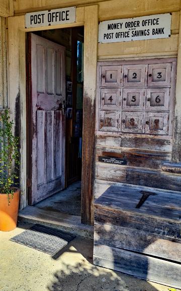 Entrance to the historic post office