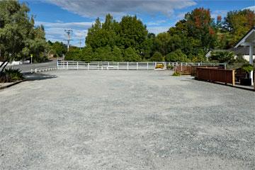 Hotel parking area