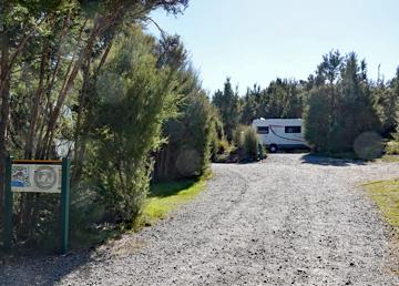 Entrance to the Jetty campsite