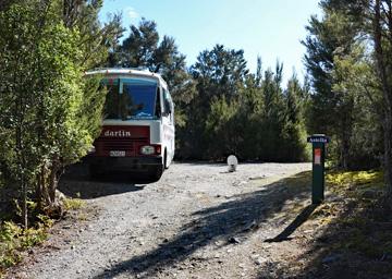 Campsite parking