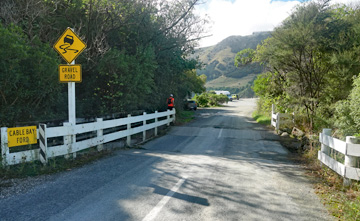Entrance to Cable Bay Marine Reserve