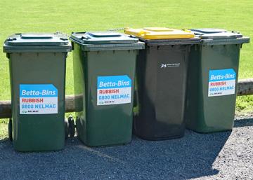 Bins for recycling